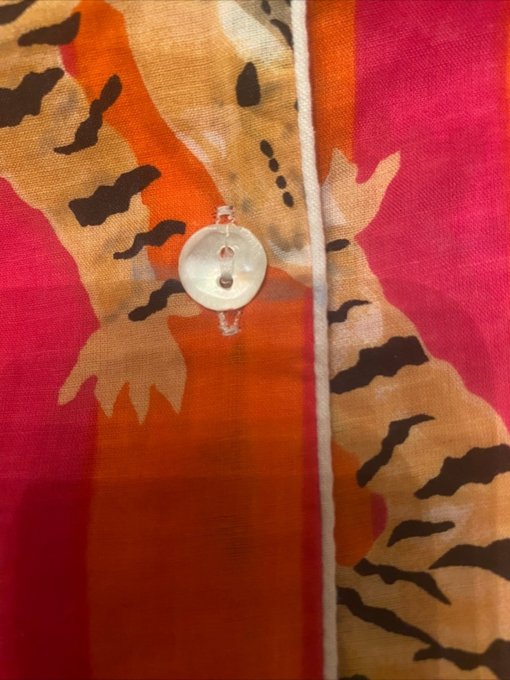 NWOT Handmade Hand block pajama set - Picture 5 of 5